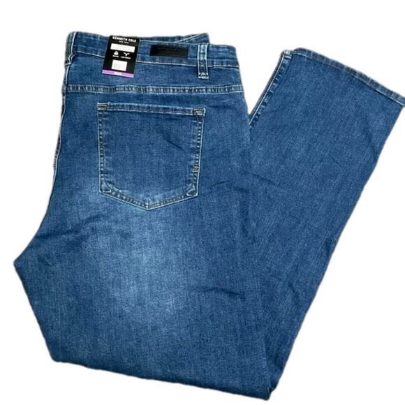 Kenneth Cole New York Men’s Jeans Straight Fit Stretch Denim Size 40 X 32 NWT - Picture 1 of 14
